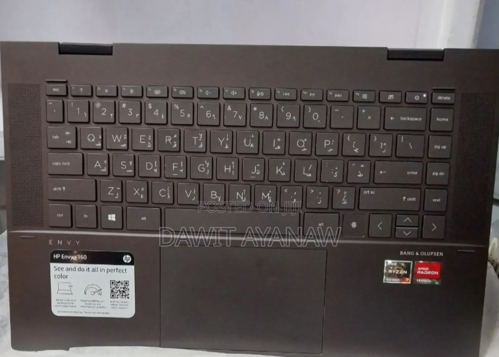 New Laptop HP Envy X360 16GB AMD Ryzen 7 SSD 512GB