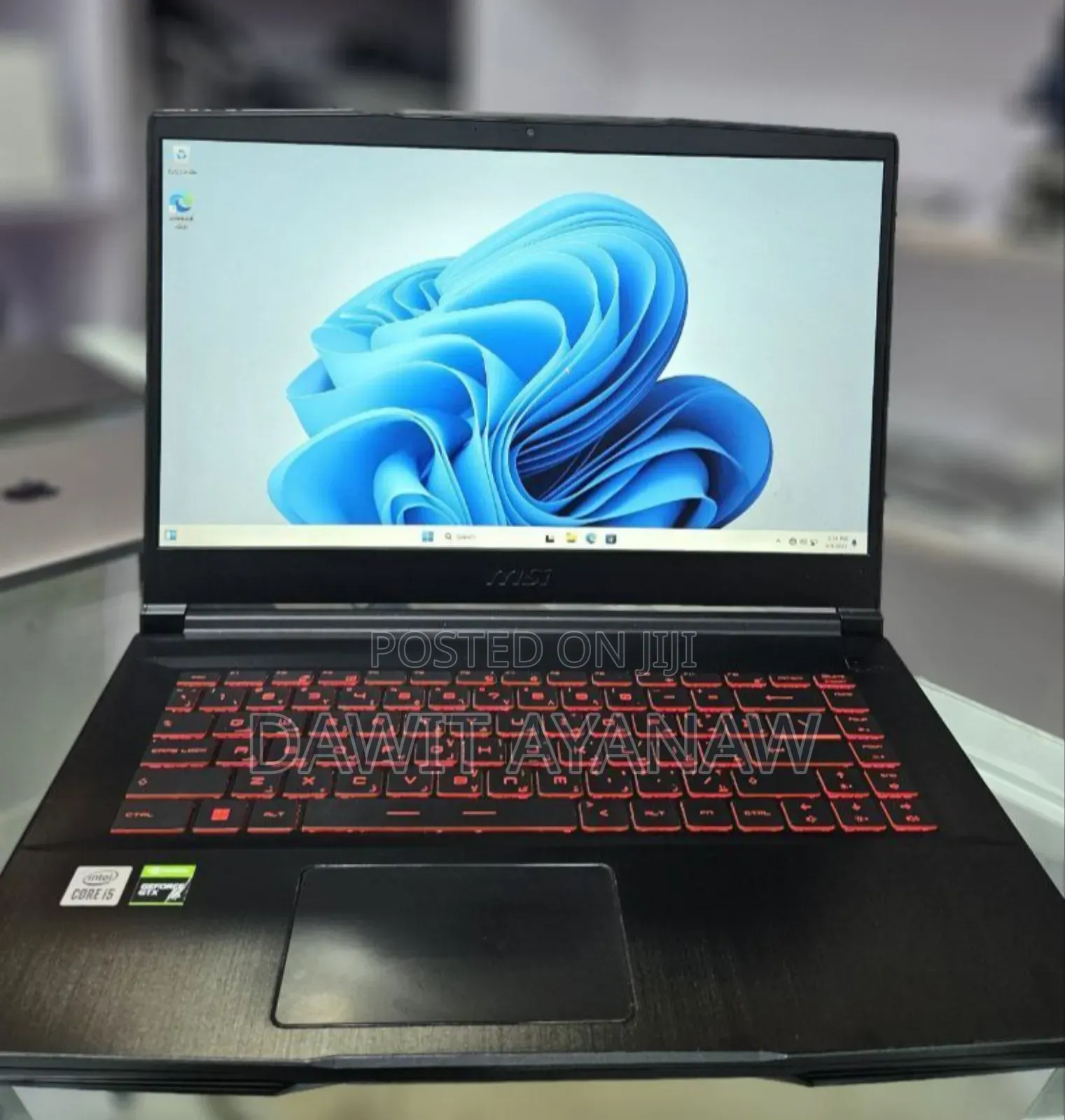 New Laptop MSI GF63 16GB Intel Core I5 SSD 512GB