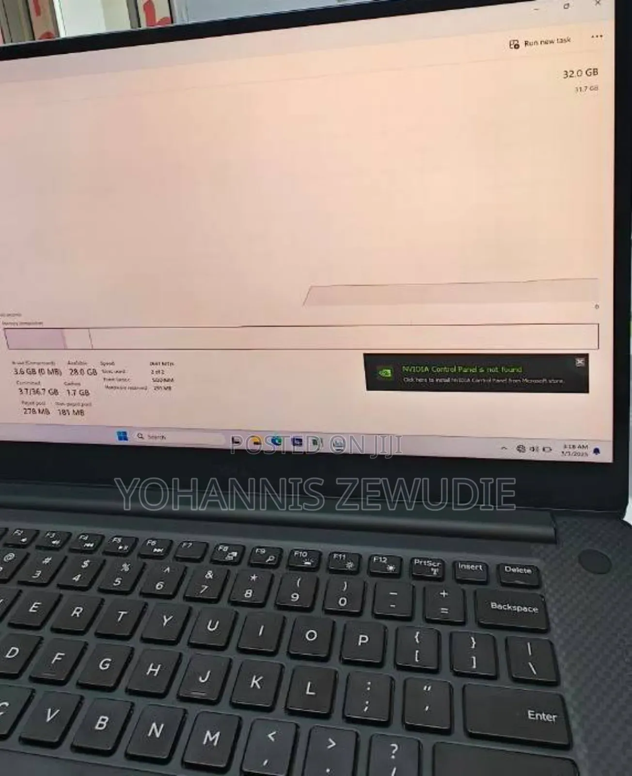 New Laptop Dell XPS 15 32GB Intel Core I7 SSD 1T