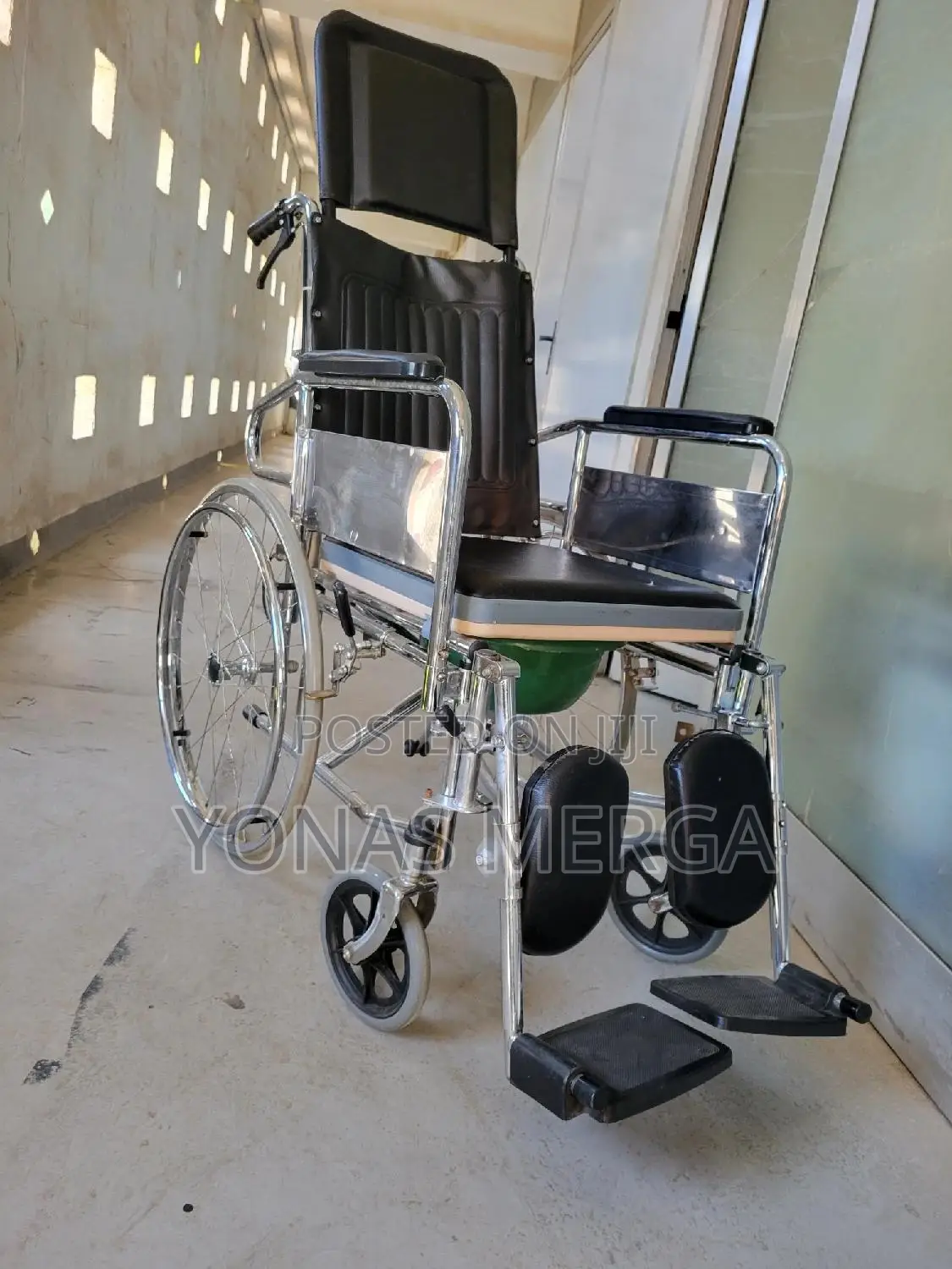 Toilet Wheelchair፫妻wheelchair*Full Back and Head Support