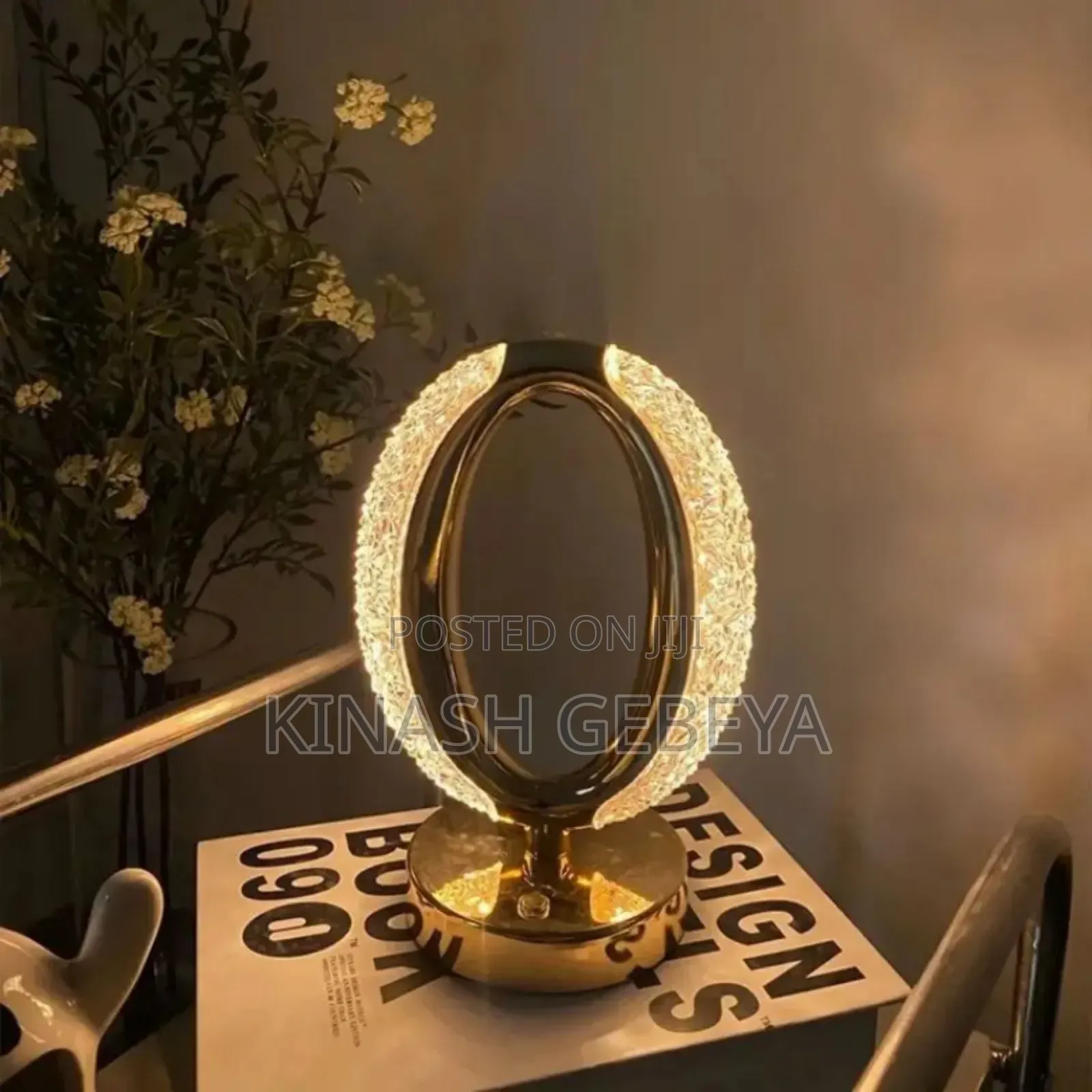 Rechargeable Crystal Table Lamp