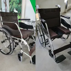 Photo - Toilet Wheelchair/ዊልቼርeasy-to-Clean PVC Seat Back Cushion