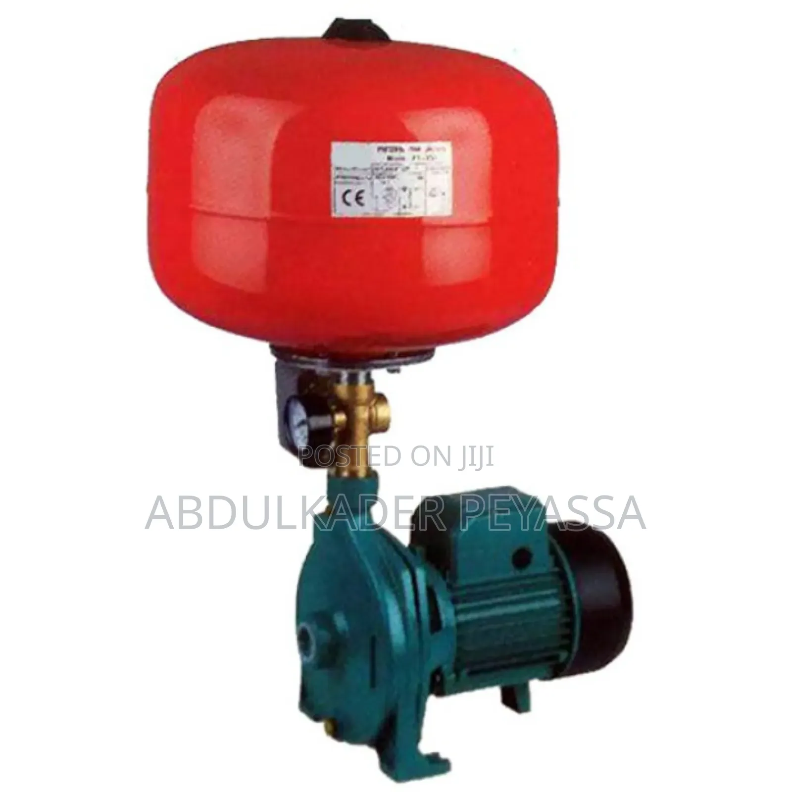 Water Pump With Pressure Buster Tank
