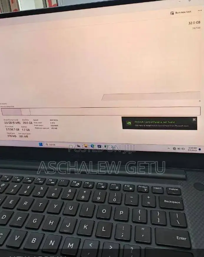 New Laptop MSI GF63 16GB Intel Core I5 SSD 512GB