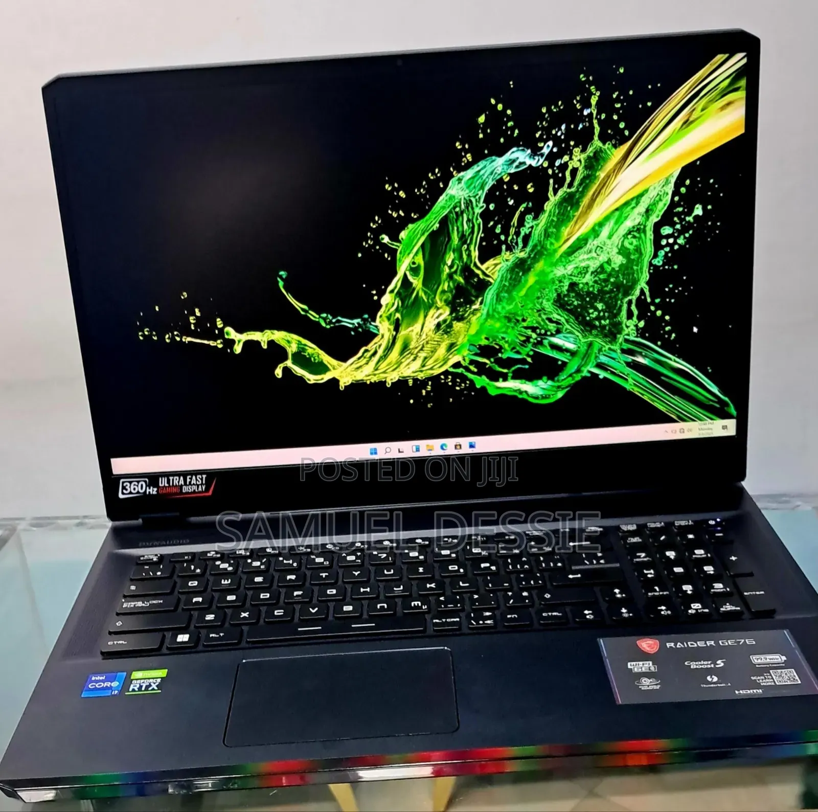 New Laptop MSI Raider GE78 32GB Intel Core I7 SSD 1T