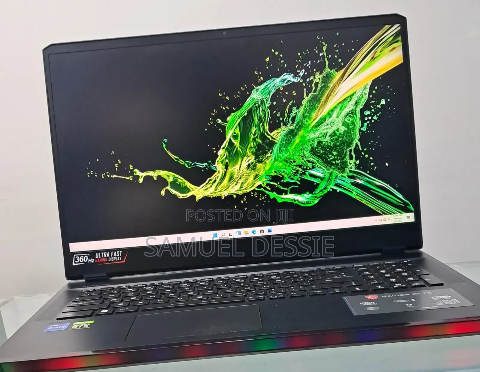 New Laptop MSI Raider GE78 32GB Intel Core I7 SSD 1T