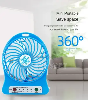 Mini Portable Multifunctional Rechargeable Fan