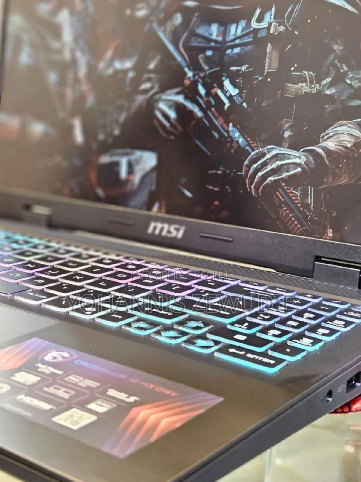 New Laptop MSI Crosshair 15 16GB Intel Core I7 SSD 1T