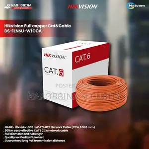 Photo - Hikvision Full Copper Cat6 Cable