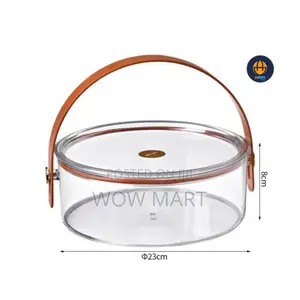 Transparent Hand-Held Fruit Tray