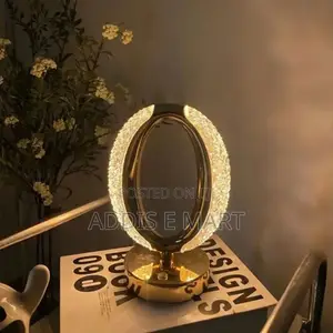 Photo - Rechargeable Crystal Table Lamp With Three Colours