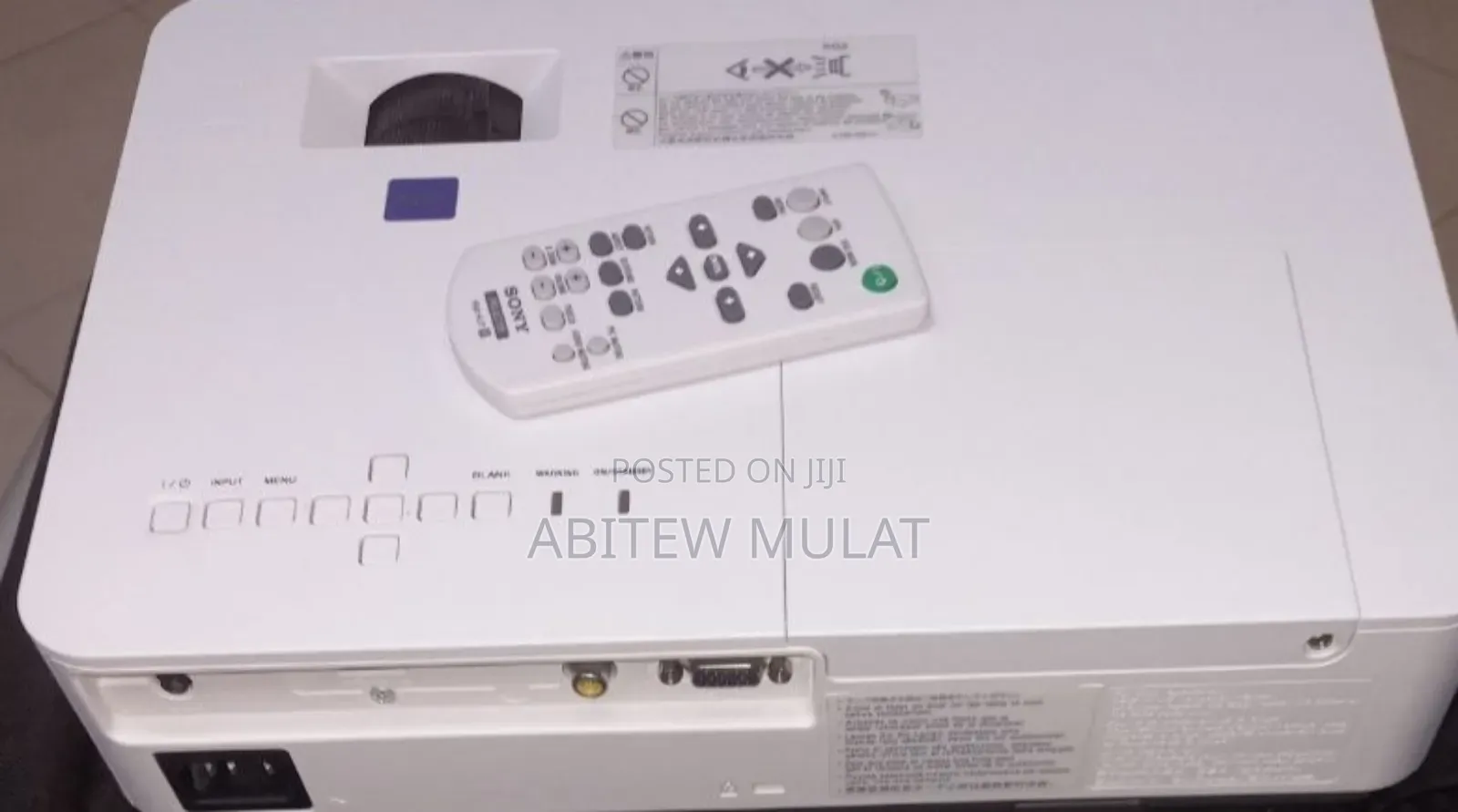 Sony Projector
Model Name VPL-Dx221