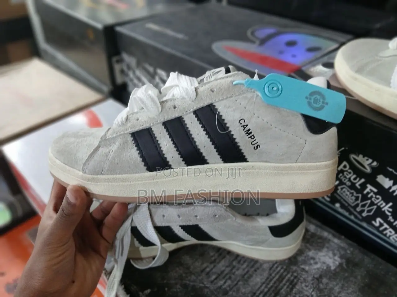 Adidas Campus | Gray X Black | Master Quality