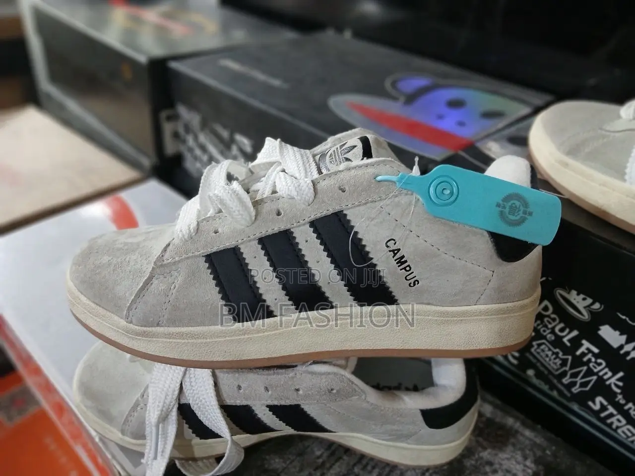 Adidas Campus | Gray X Black | Master Quality