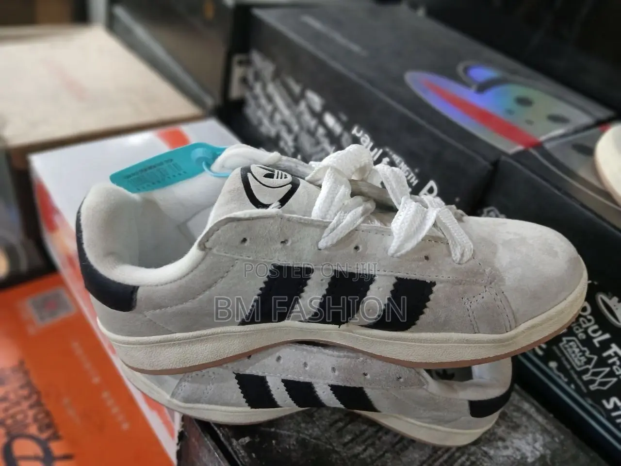 Adidas Campus | Gray X Black | Master Quality