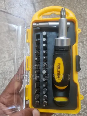 26pcs Bits Set (የተለያዩ ብሎኖች መፍቻ)