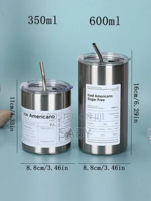 .Drinking Jar With Straw