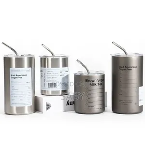 .Drinking Jar With Straw