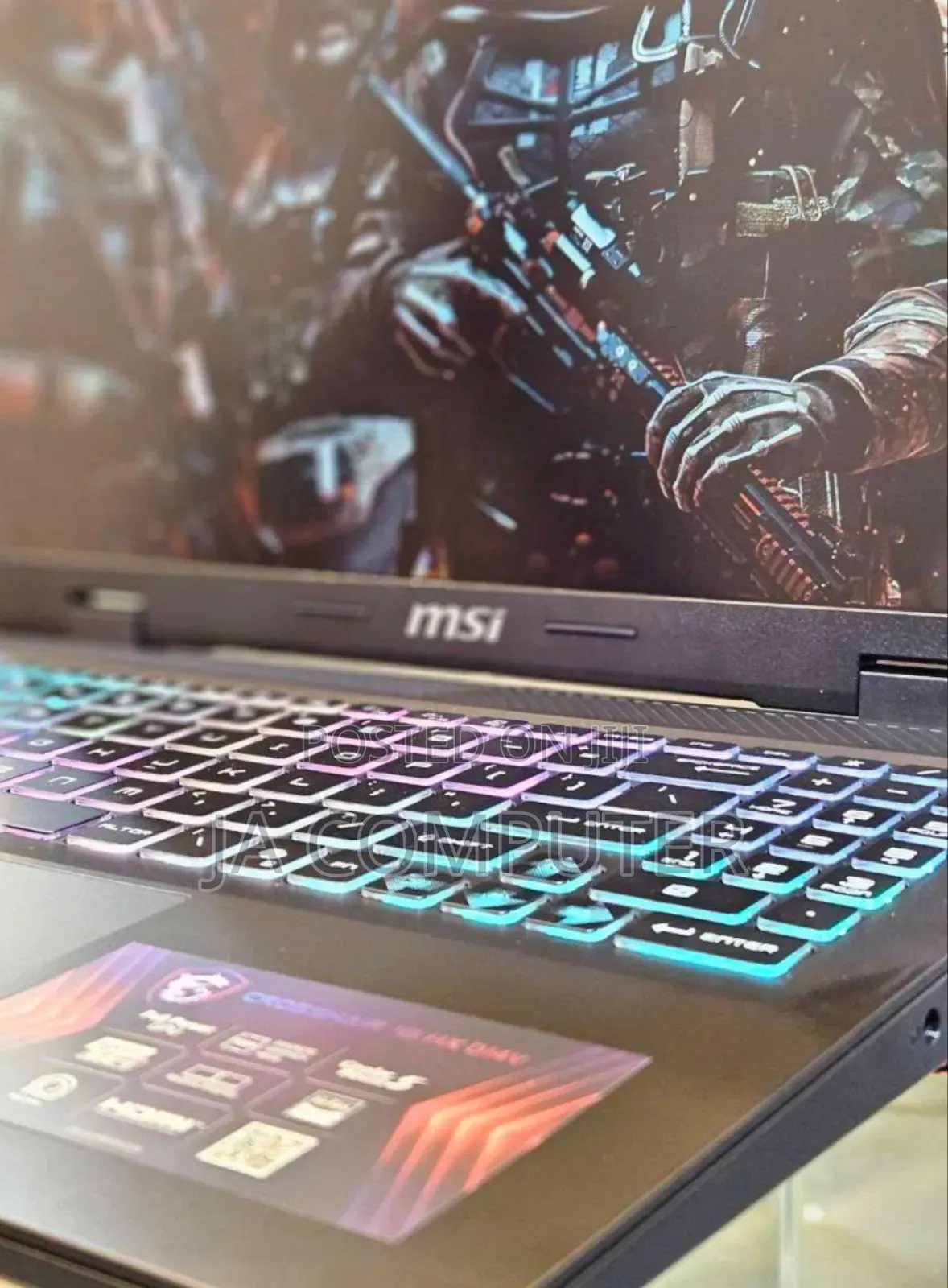 New Laptop MSI Crosshair 17 16GB Intel Core I7 SSD 1T