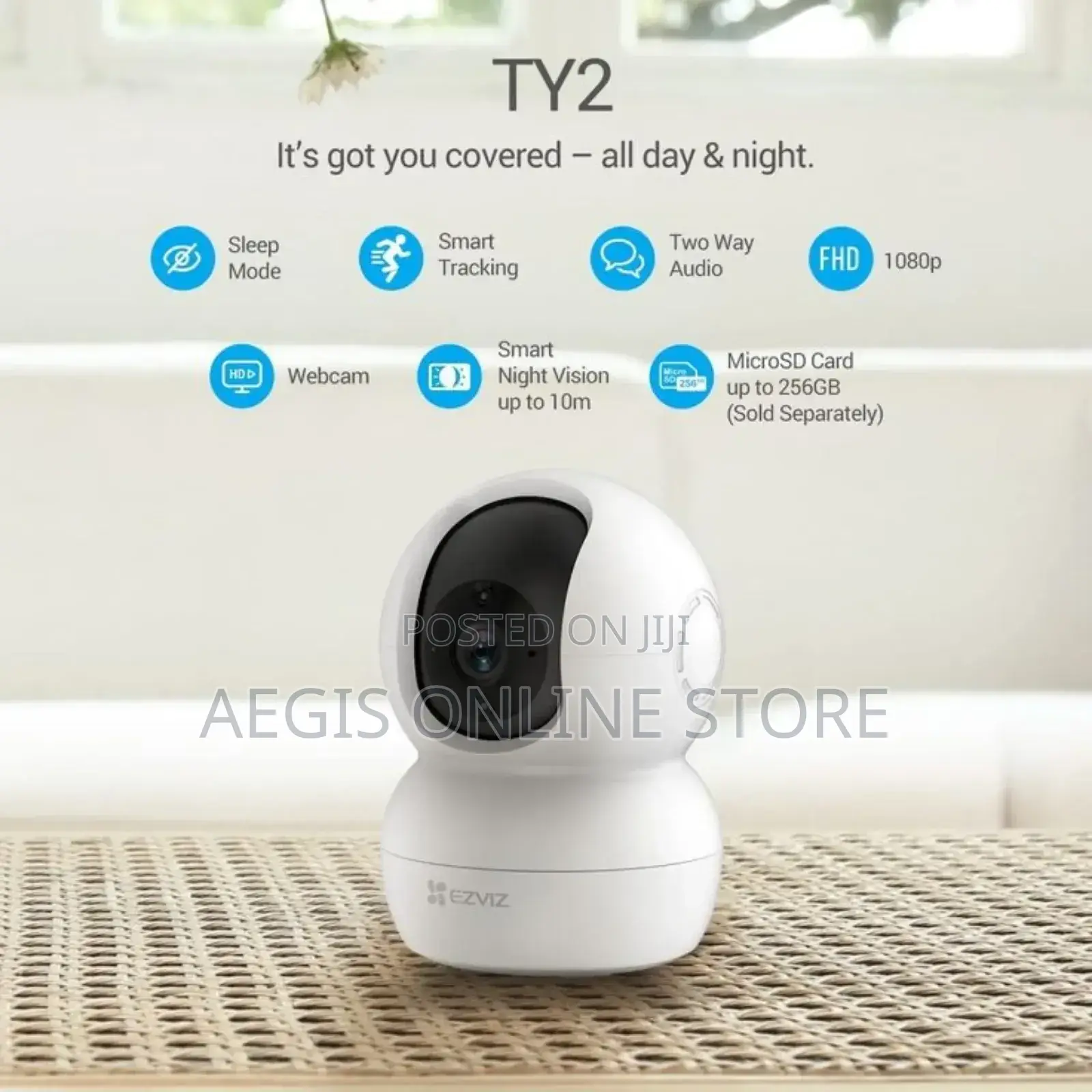 Ezviz Tv2 360° Rotation Security Camera