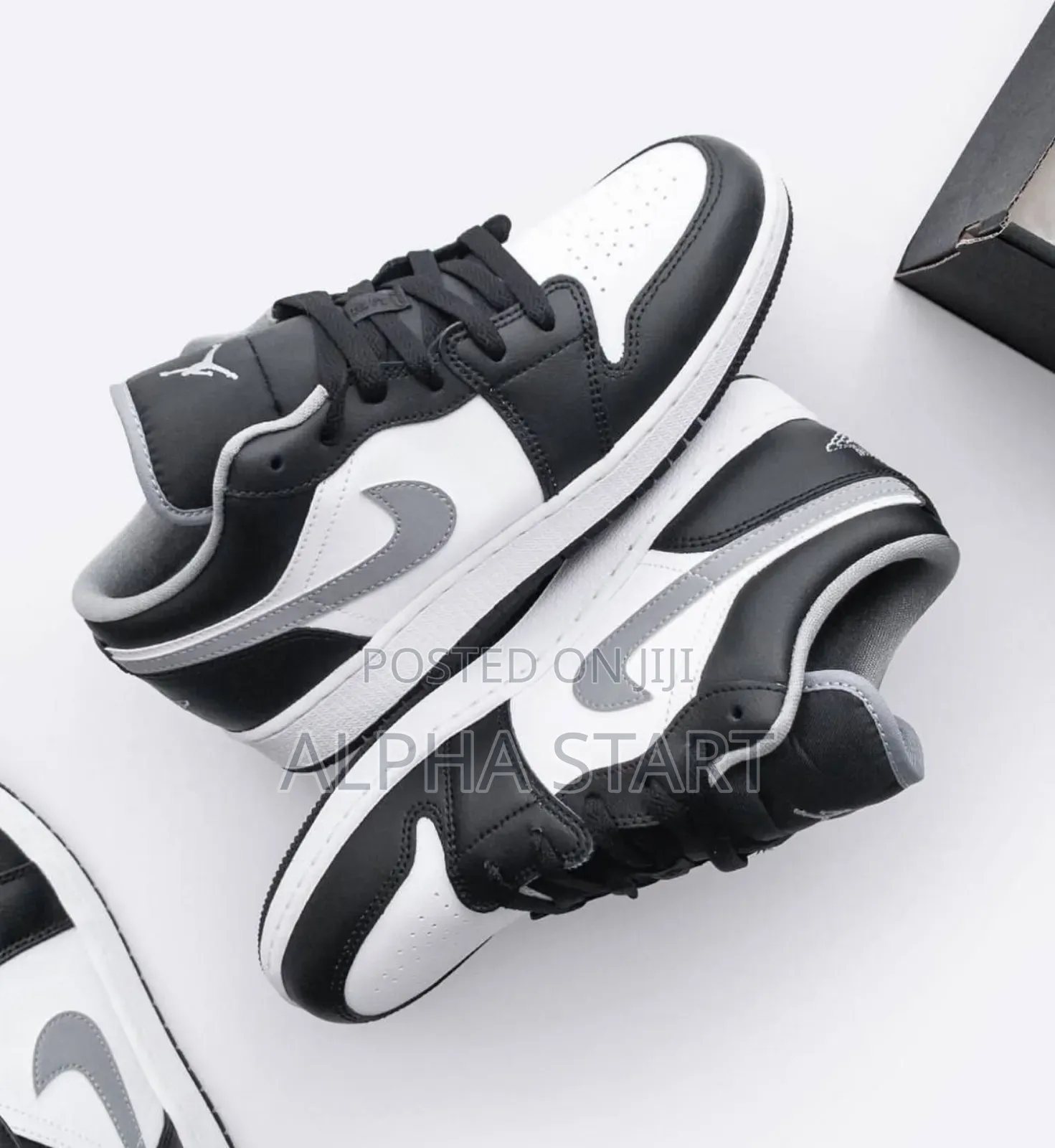 Nike Air #Jordan 1  #Shadow "#Black Grey" #Low Shoes