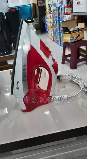 Photo - Saachi Steam Iron Ceramic Soleplate Material ሳቺ የልብስ መቶከሻ