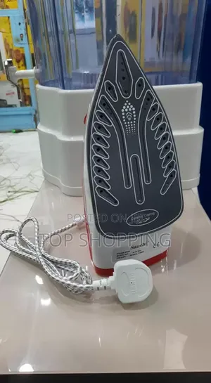 Saachi Steam Iron Ceramic Soleplate Material ሳቺ የልብስ መቶከሻ