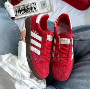 Photo - Adidas Spezial Handball "Scarlet Red Gum Shoes for Woman's