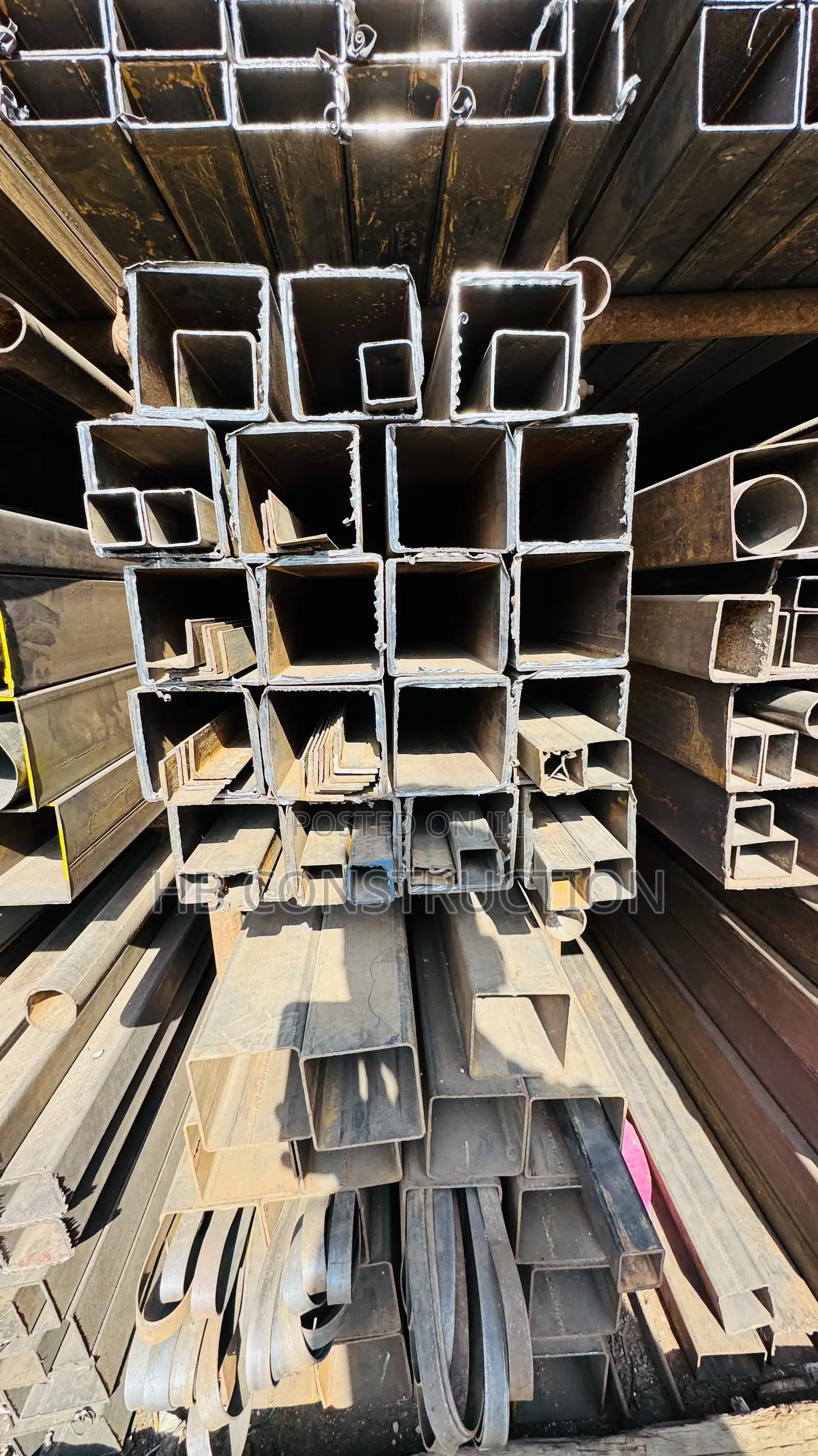 ትቦላሬ Rhs(Rectangular Hollow Section)