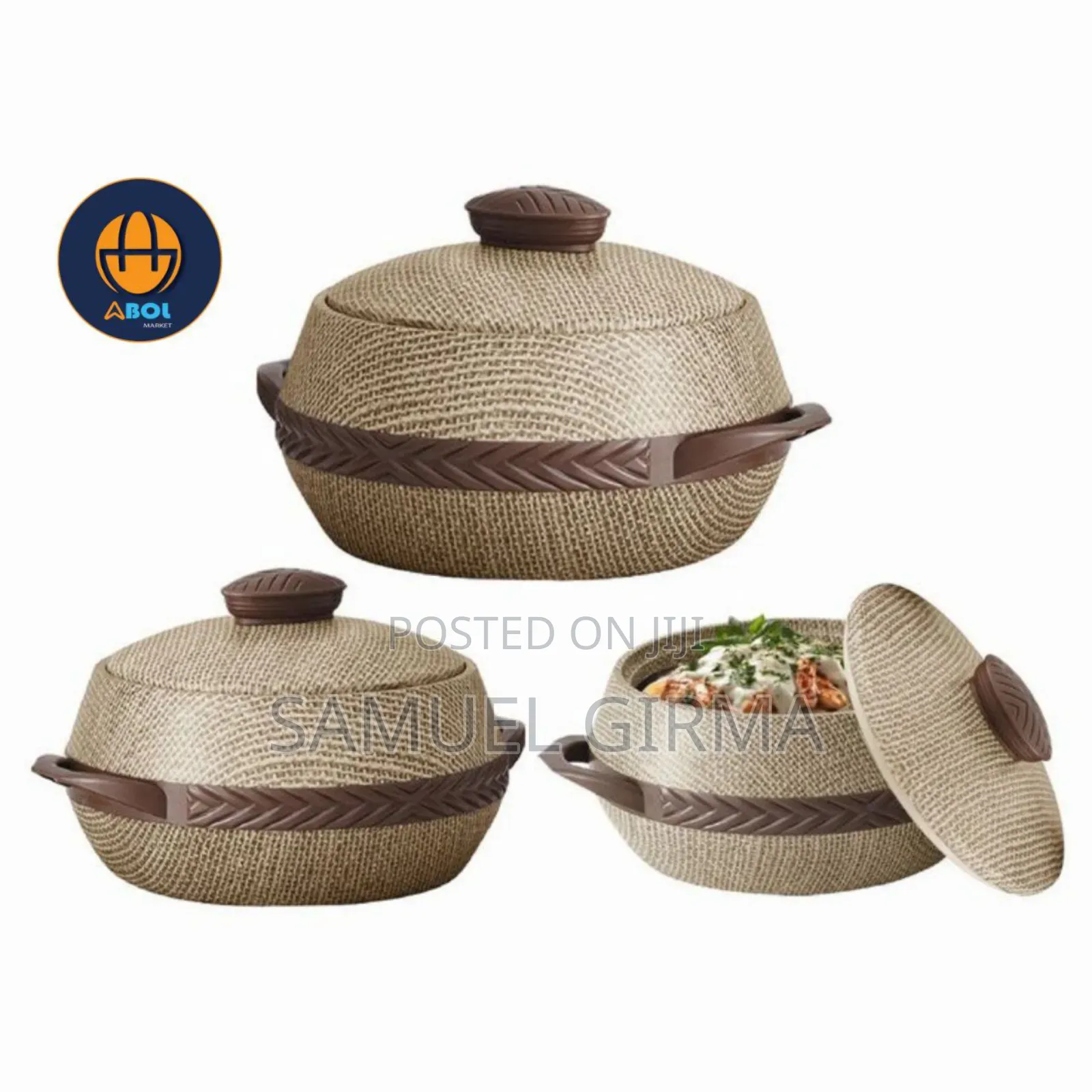 Three Jaypee Natural Casseroles