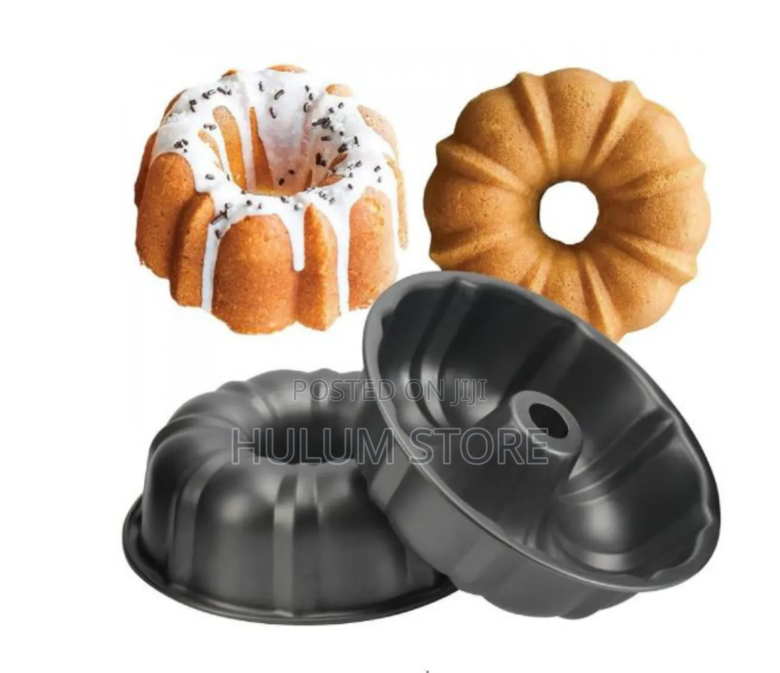 Non Stick Ring Cake Pan | Bundt Mould (9.5 Inch) •