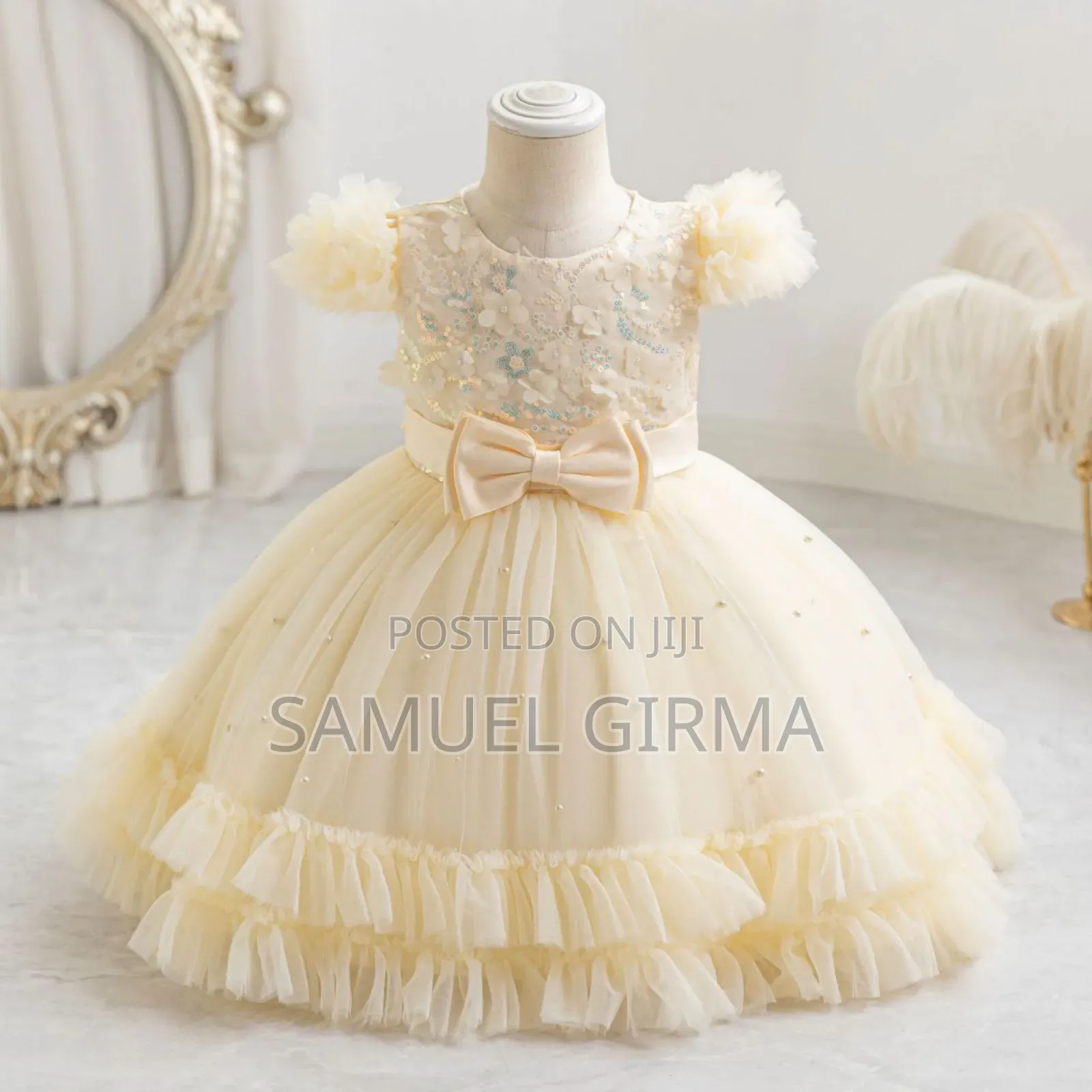 Mk- 0556 Princess Bow Decor Party Dress