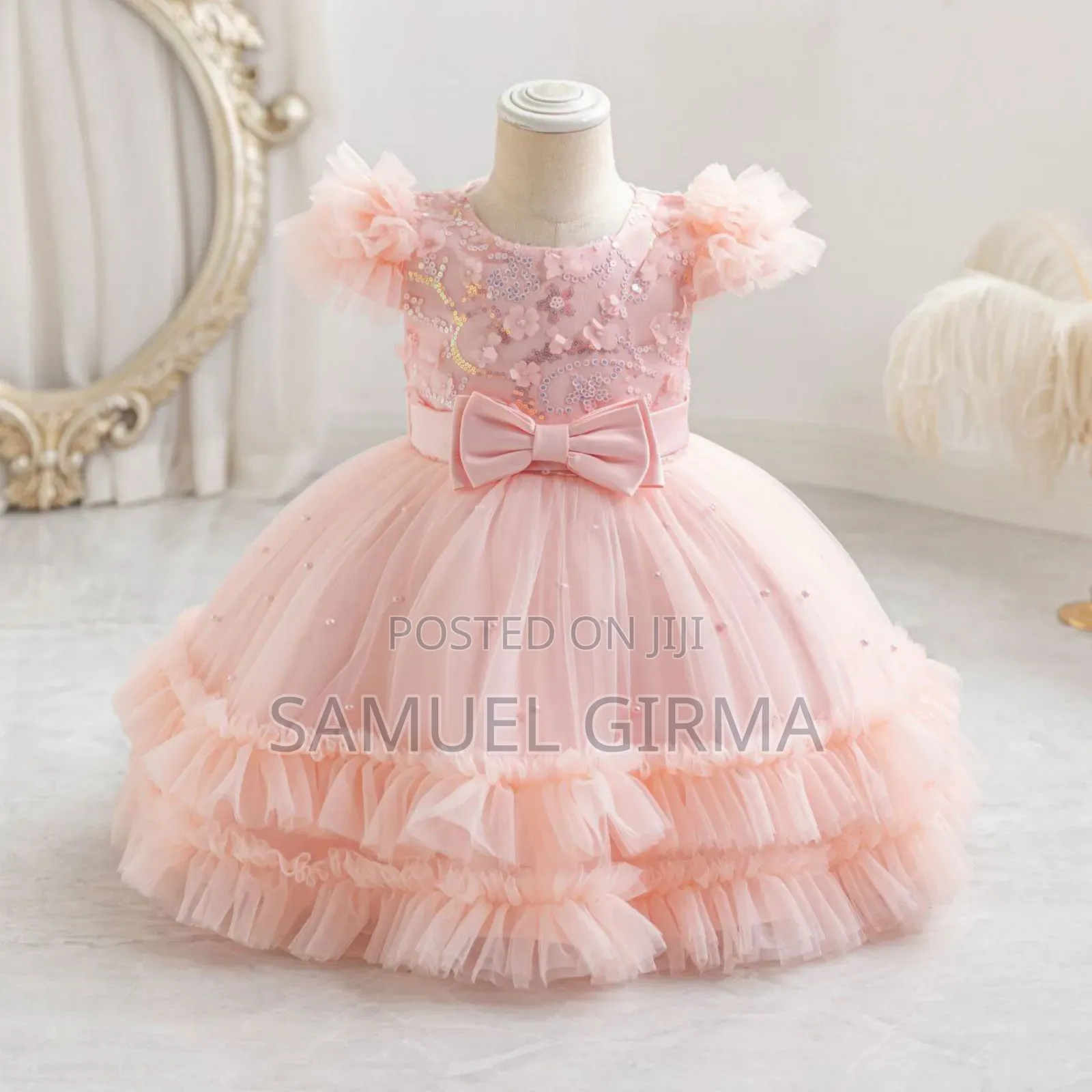 Mk- 0556 Princess Bow Decor Party Dress