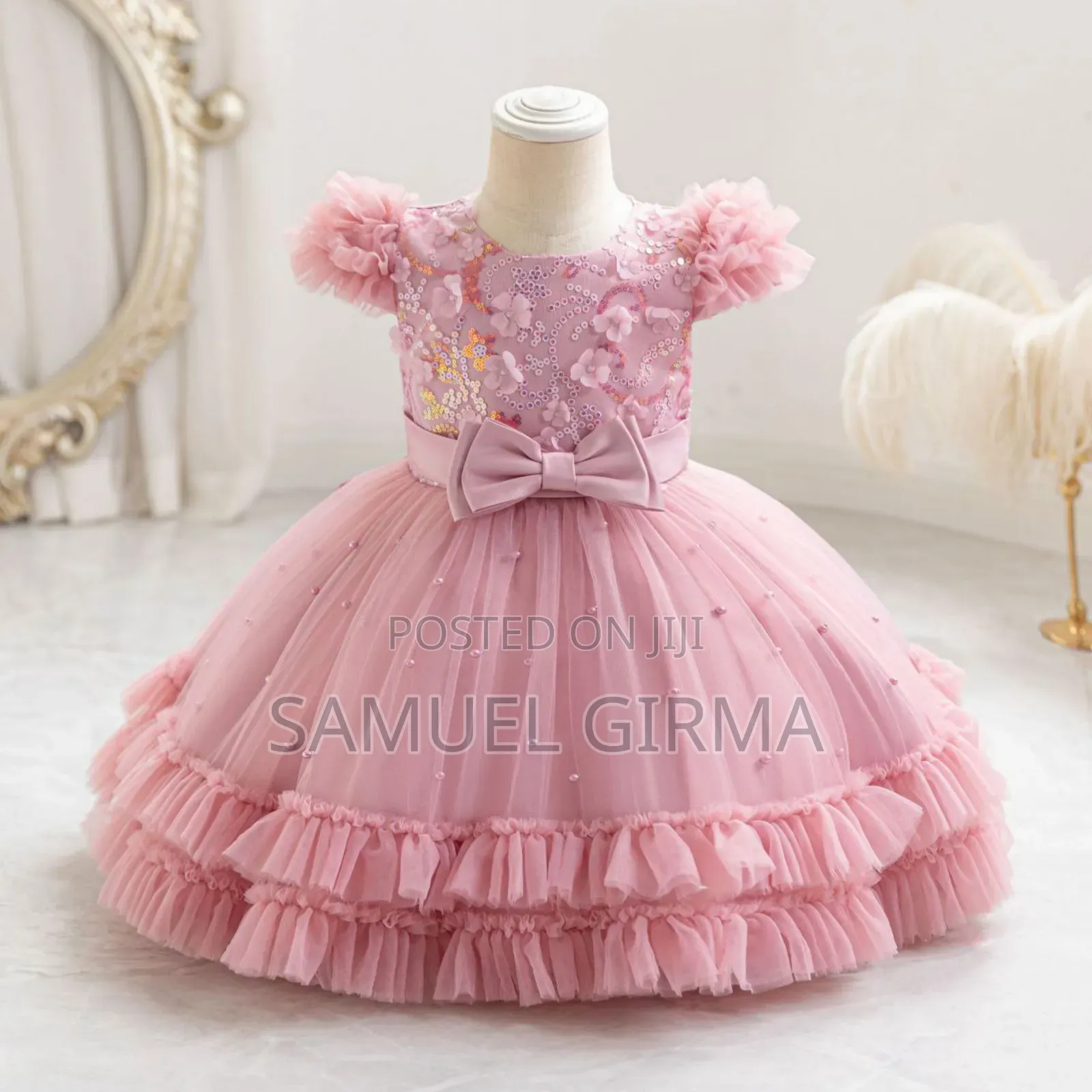 Mk- 0556 Princess Bow Decor Party Dress