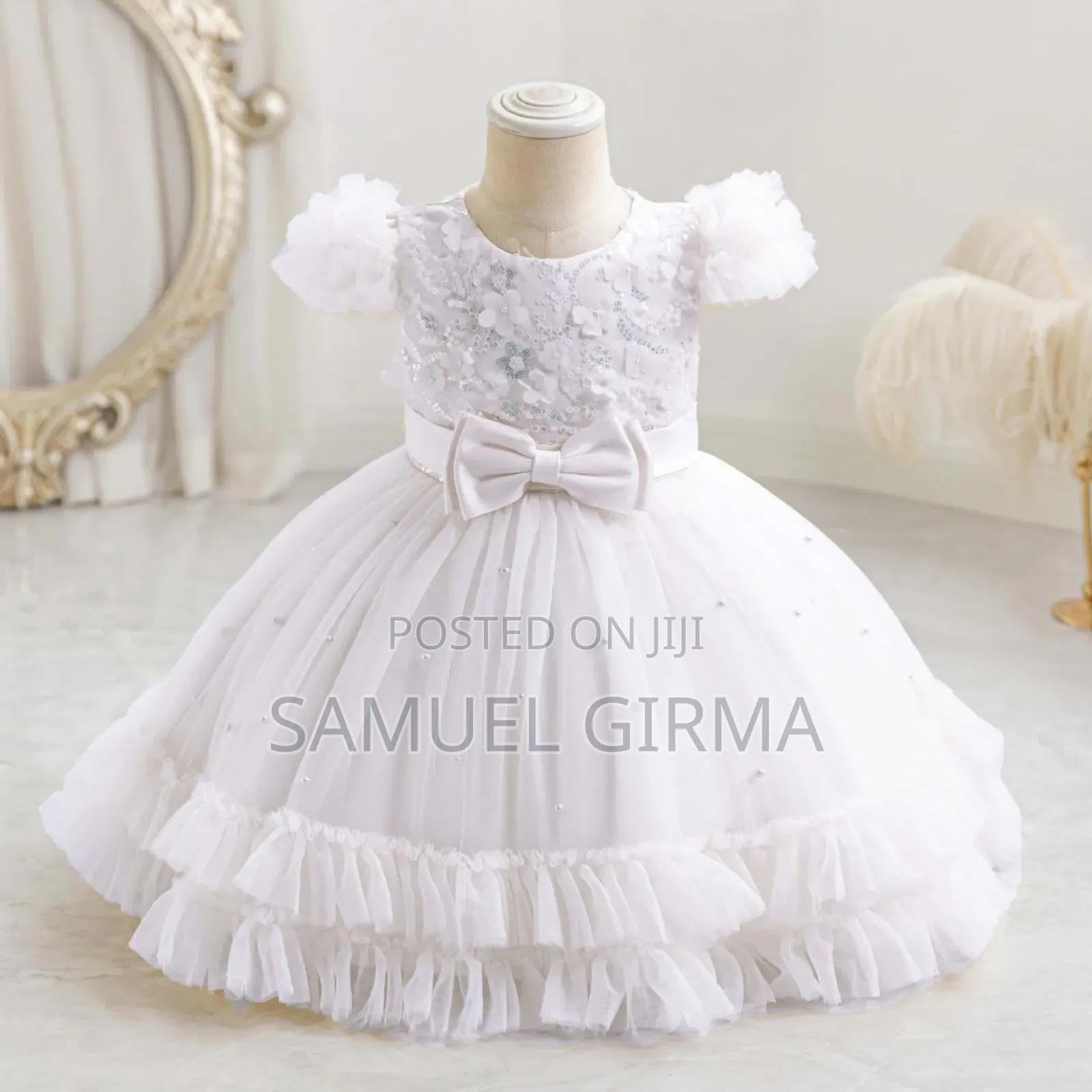Mk- 0556 Princess Bow Decor Party Dress