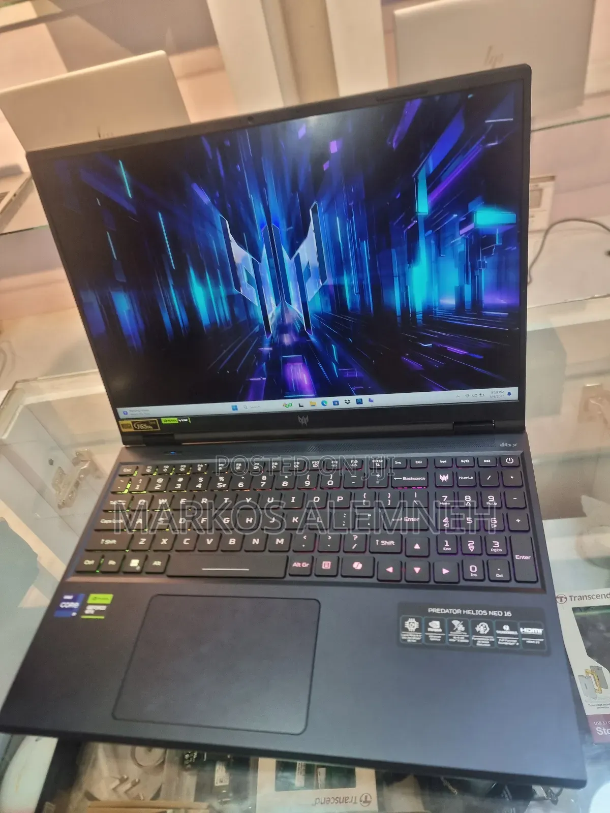 New Laptop Acer Predator Helios Neo 16 16GB Intel Core I9 SSD 1T