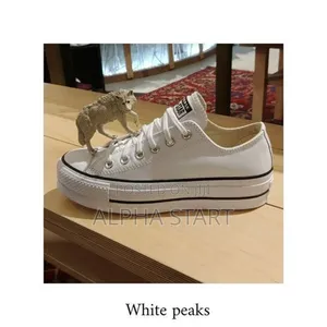 Converse All Star White Flat Shoes for You