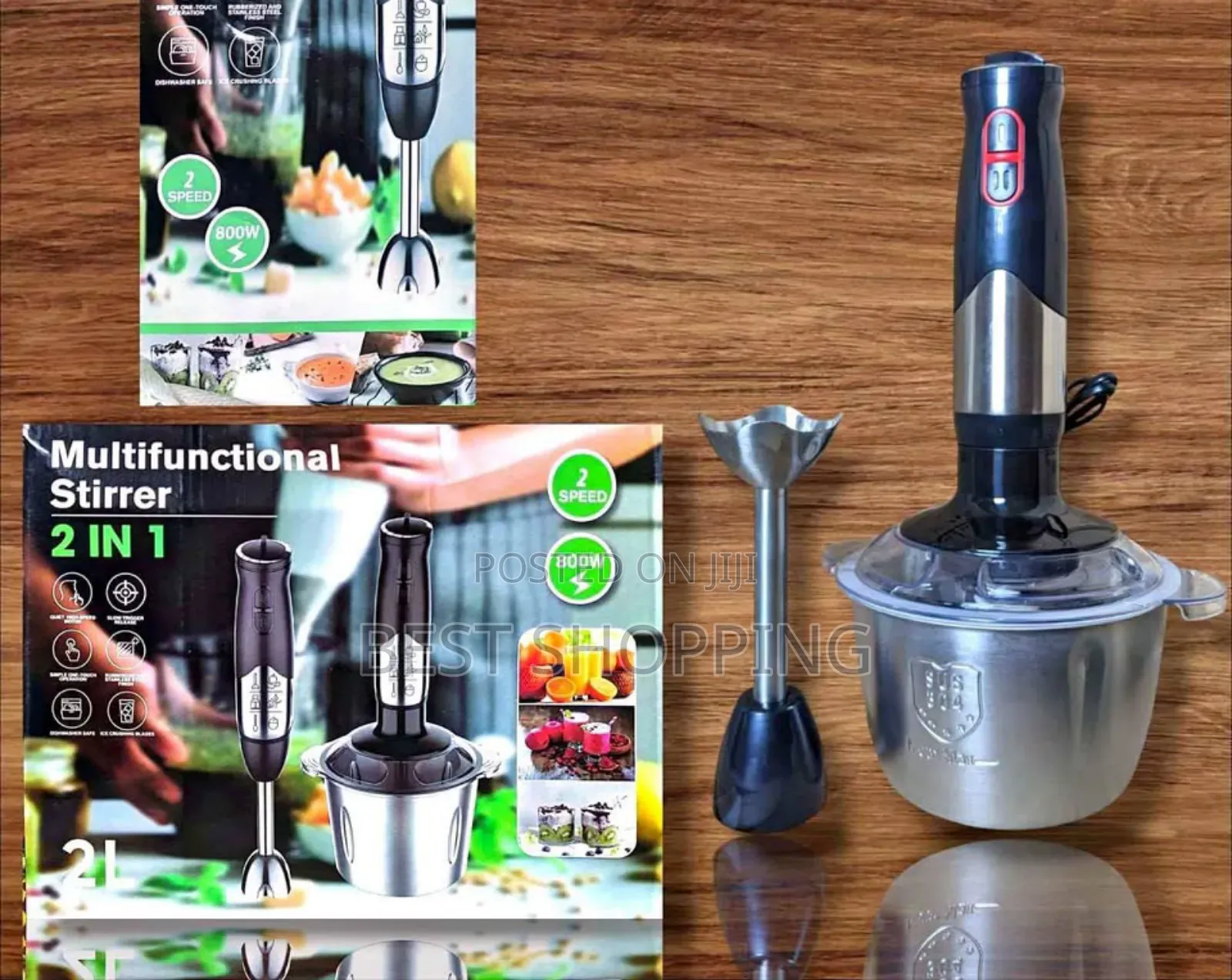 Multifunctional Stirrer 2 in 1 Hand Blender and Food Chopper