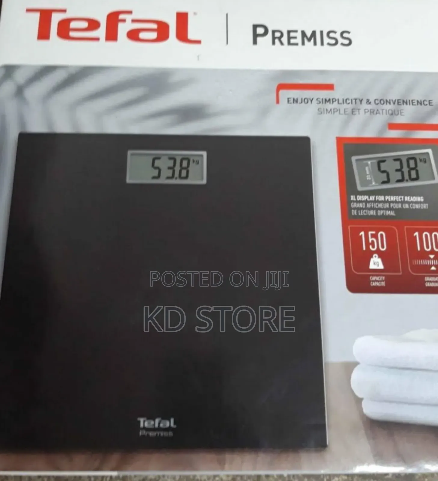 Tefal Premiss Bathroom Scale
*High-Performance