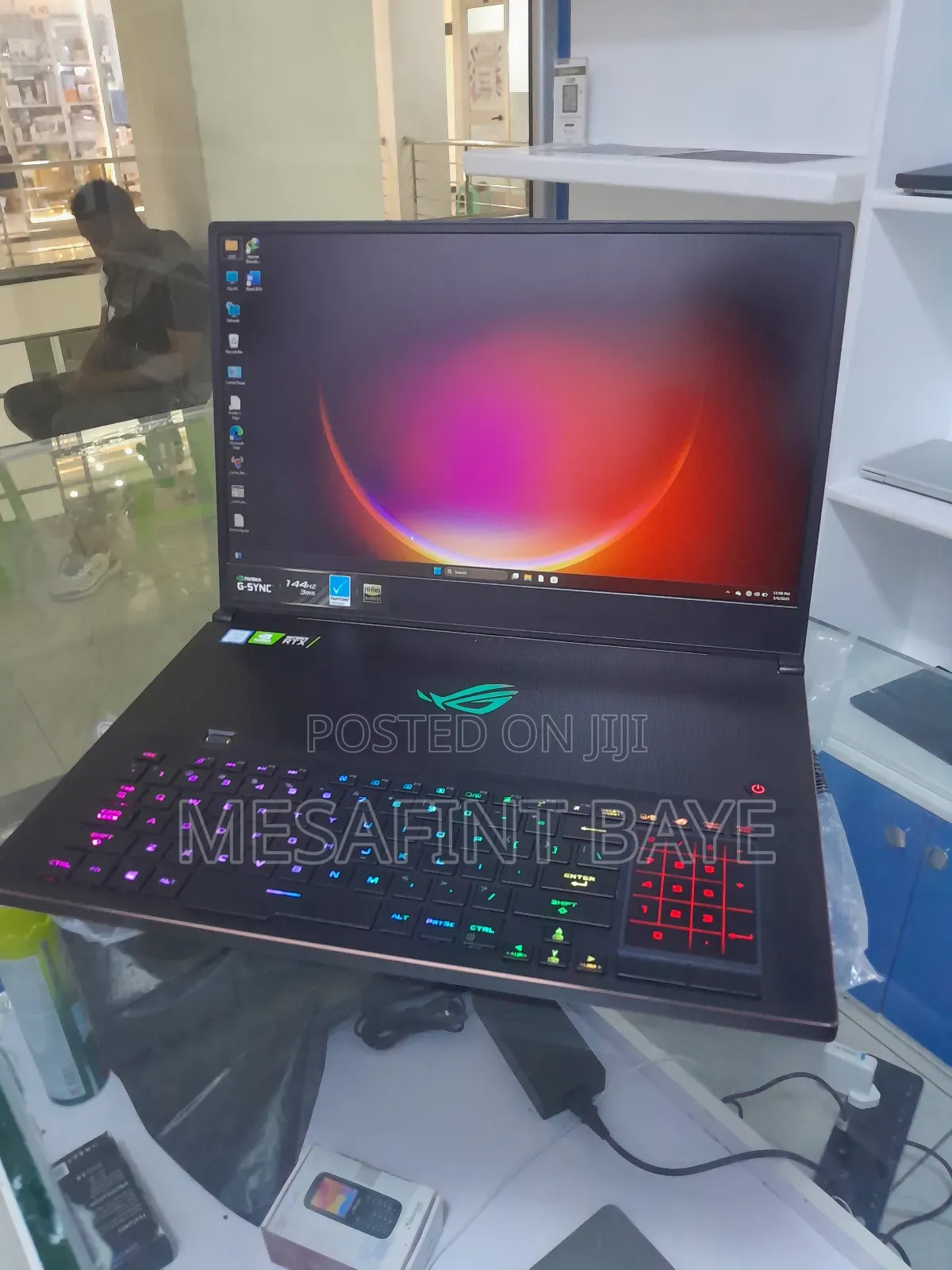 New Laptop Asus ROG Zephyrus S GX701 16GB Intel Core I7 SSD 512GB