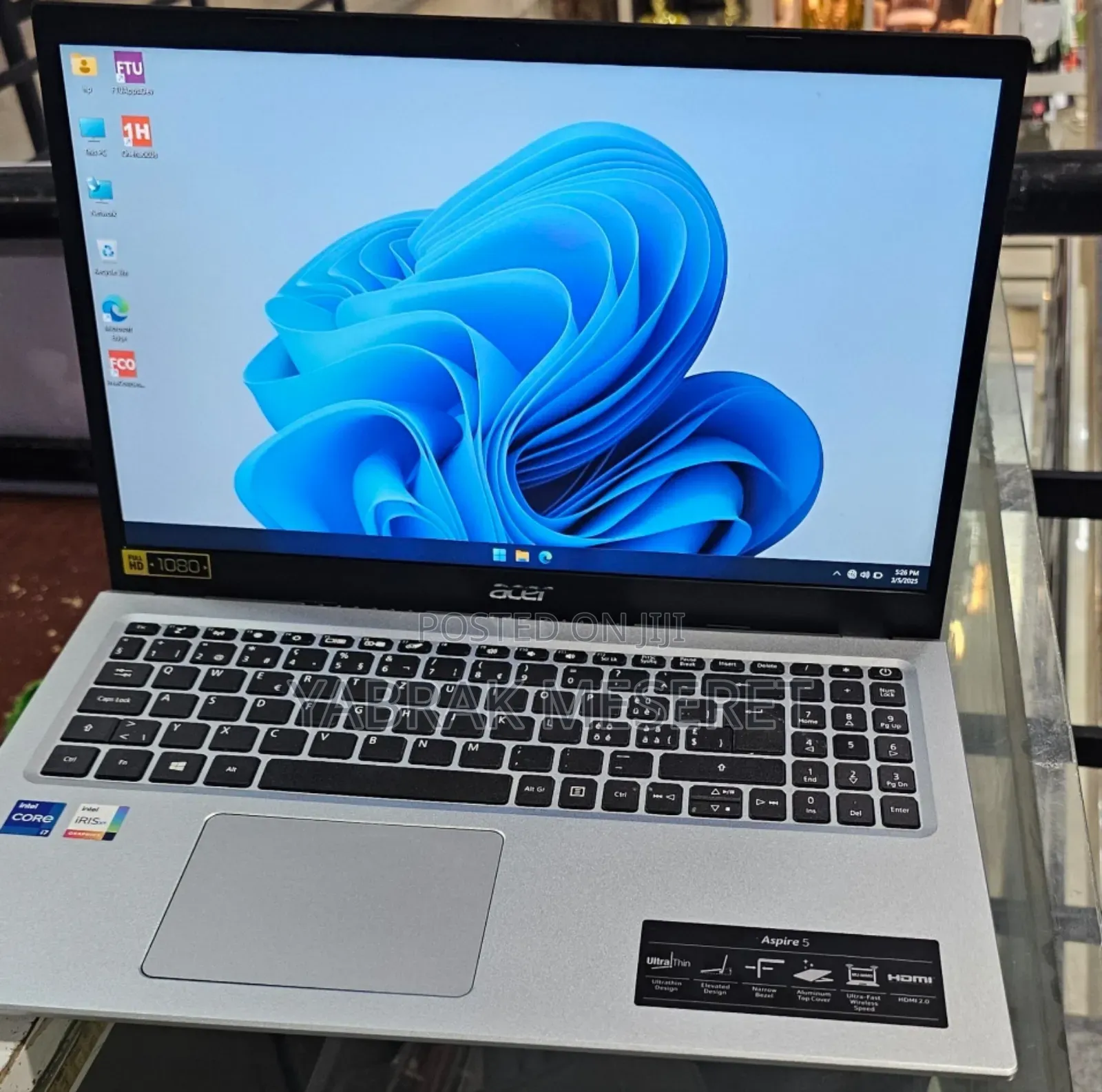 New Laptop Acer Aspire 5 8GB Intel Core I7 SSD 256GB