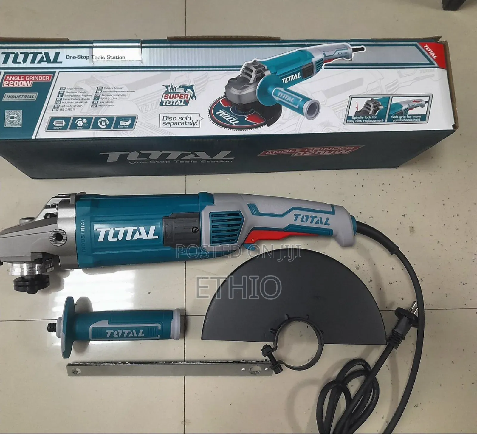 Total 2200w Angle Grinder