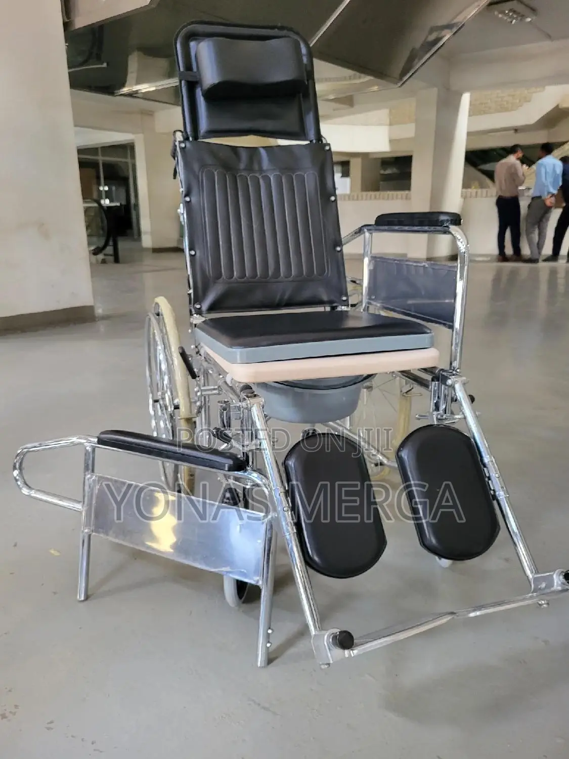 Reclining, Inbuilt Commode Wheelchair፴[]Wheelchair°~°ዊልቼር