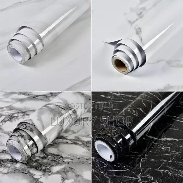 Marble Pattern Water Proof Self Adhesive Wall Sticker