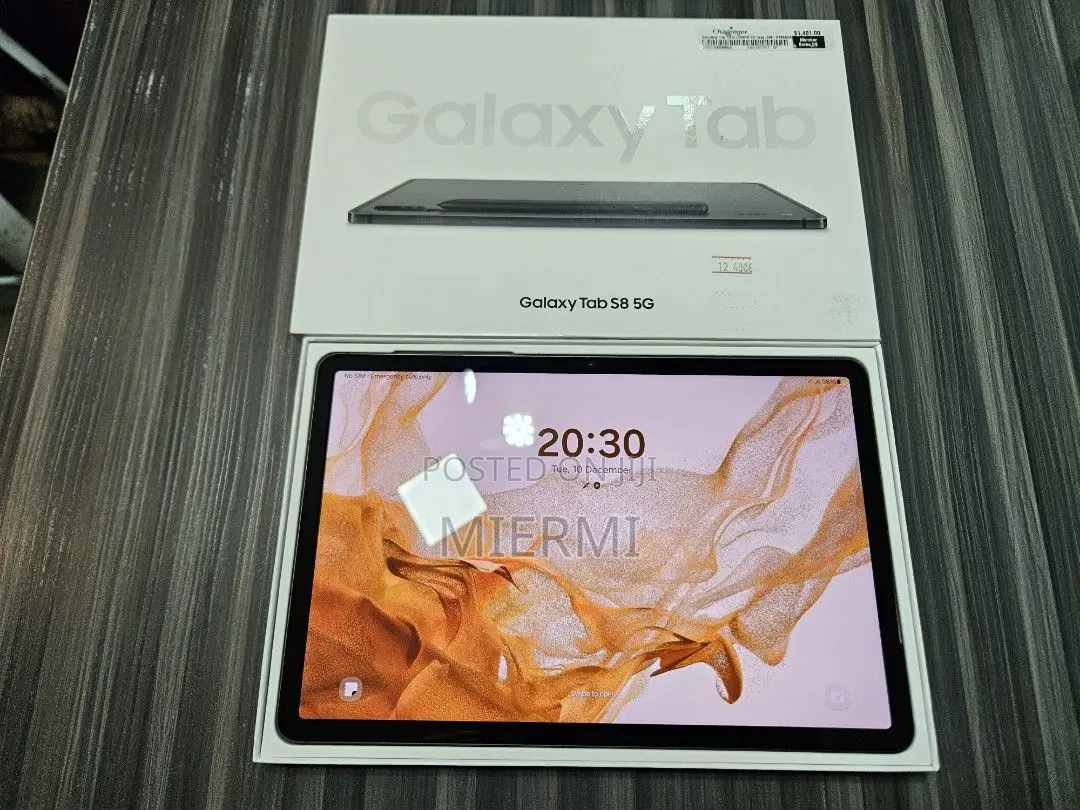 New Samsung Galaxy Tab S8 128 GB Gray
