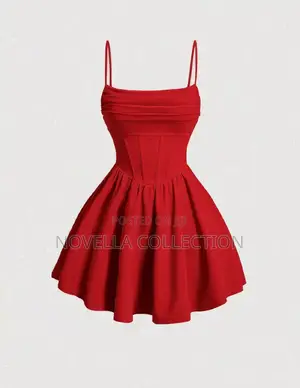 Photo - Beautiful Corset Red Dress (Available on Hand)