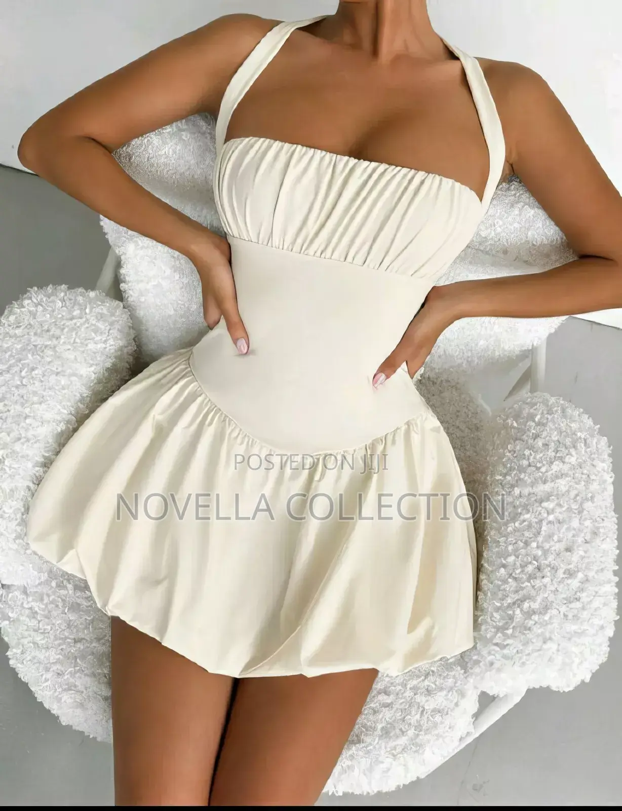 Beautiful Corset White Dress (Available on Hand)