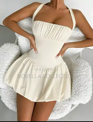 Beautiful Corset White Dress (Available on Hand)