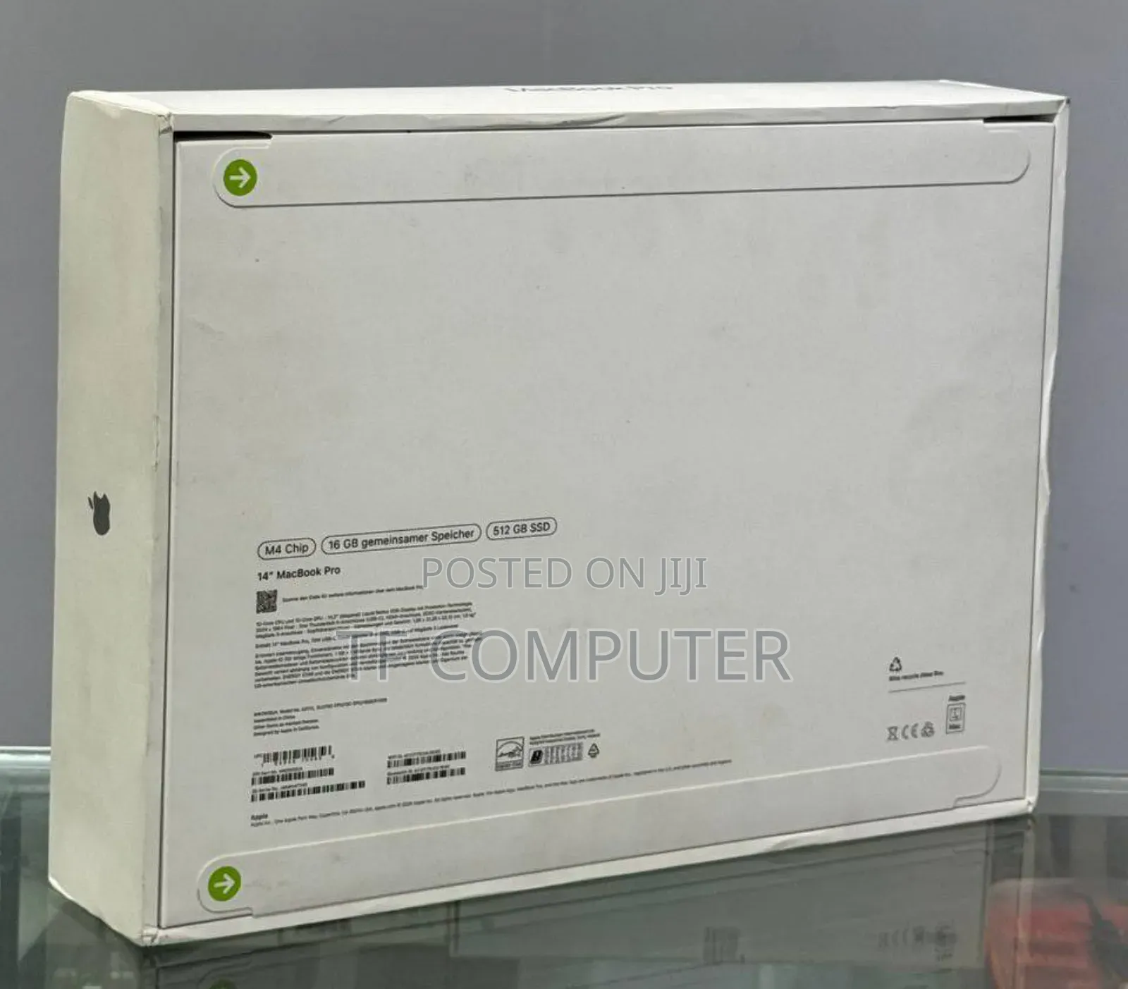 New Apple MacBook Pro 2024 M4 14-Inch 16GB Apple M4 Pro SSD 512GB