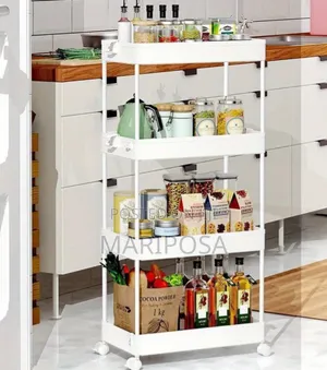 4 Tier Movable Storage Rack